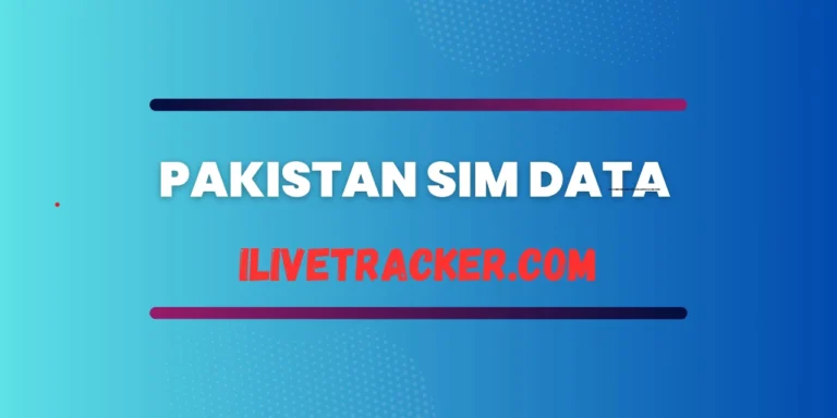 Pakistan SIM Data